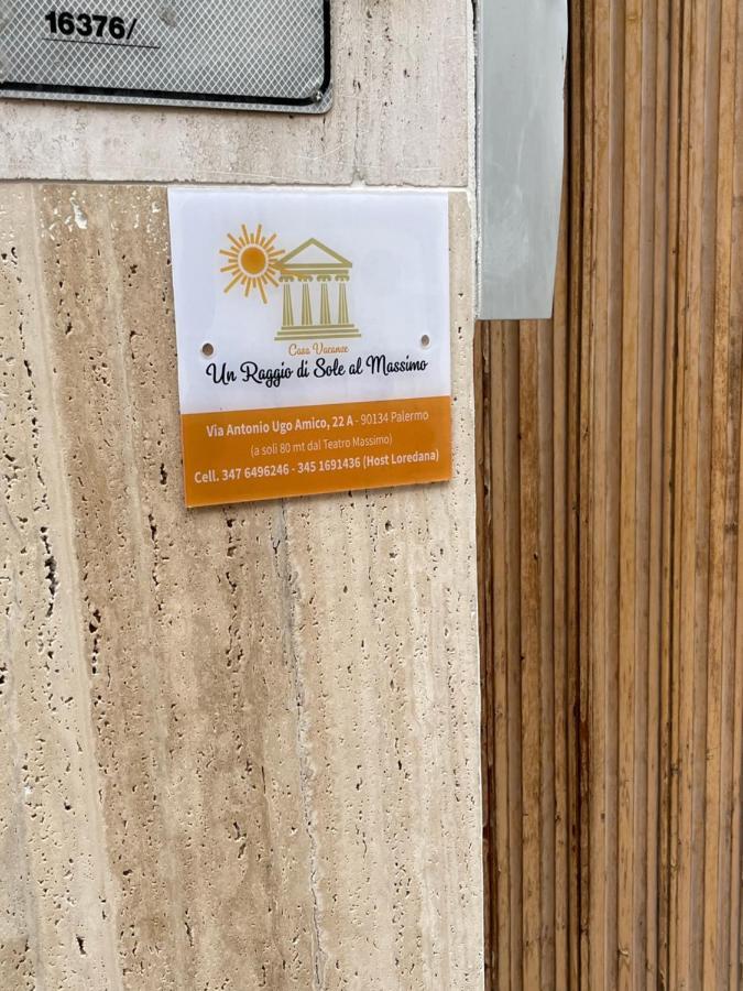 Un Raggio Di Sole Al Massimo Apartment Палермо Екстериор снимка
